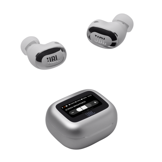 JBL Live Buds 3 - Silver - True wireless Noise Cancelling bud-type earbuds - Detailshot 7